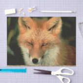 ティッシュペーパーレッドキツネ 薄葉紙 (クラフト)