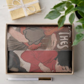 ティッシュペーパーレトロ広告用ポスター 薄葉紙 (ギフト)