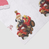 ティッシュペーパーヴィンテージサンタホリデー恵み 薄葉紙 (詳細)