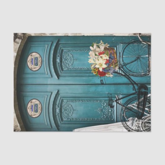 ティッシュペーパーヴィンテージ自転車 薄葉紙 (正面)