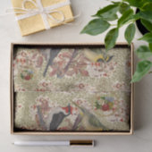 ティッシュペーパーヴィンテージ鳥 薄葉紙 (ギフト)