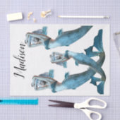 ティッシュペーパー人魚 薄葉紙 (クラフト)