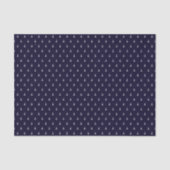 ティッシュペーパー名門私立校風のいかりネイビーホワイト模様シー 薄葉紙 (正面)