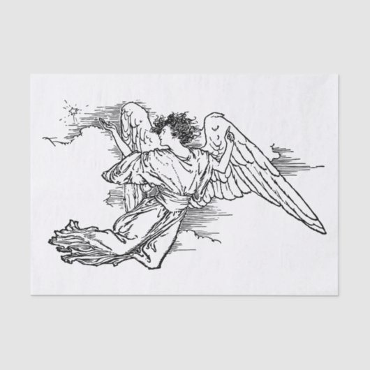 ティッシュペーパー天使 薄葉紙 (正面)