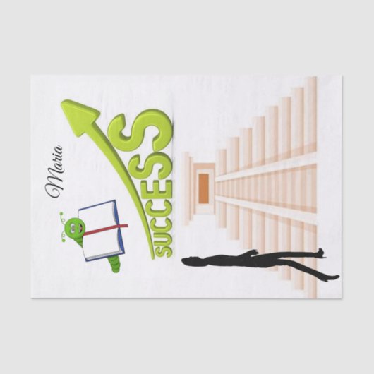 ティッシュペーパー女性成功 薄葉紙 (正面)