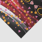 ティッシュペーパー抽象芸術レッド白黒 薄葉紙 (詳細)