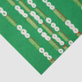 ティッシュペーパー日本のの緑地模様 薄葉紙 (詳細)