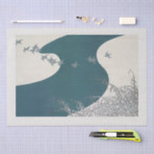 ティッシュペーパー日本の: WOODBLOCK : 薄葉紙 (クラフト)