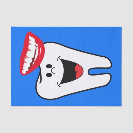 ティッシュペーパー歯青 薄葉紙 (正面)