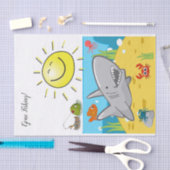 ティッシュペーパー海ゴーン魚釣りフィッシャーマンフィッシュ 薄葉紙 (クラフト)