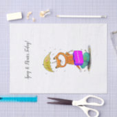 ティッシュペーパー猫とニューター猫 薄葉紙 (クラフト)