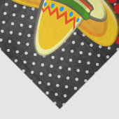 ティッシュペーパー白黒ポルクアドット、ホットペッパー 薄葉紙 (詳細)