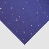 ティッシュペーパー金ゴールドスターズオンネイビー 薄葉紙 (詳細)