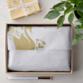 ティッシュペーパー金ゴールドフローラ 薄葉紙 (ギフト)