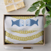 ティッシュペーパー金ゴールド鎖魚 薄葉紙 (ギフト)