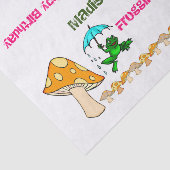 ティッシュペーパー霜ハッピーバースデーキノコ 薄葉紙 (詳細)