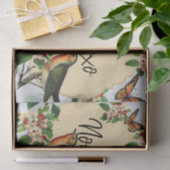 ティッシュペーパー鳥ヴィンテージ 薄葉紙 (ギフト)