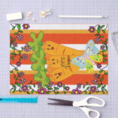 ティッシュペーパー100%ビーガンニンジン豆 薄葉紙 (クラフト)