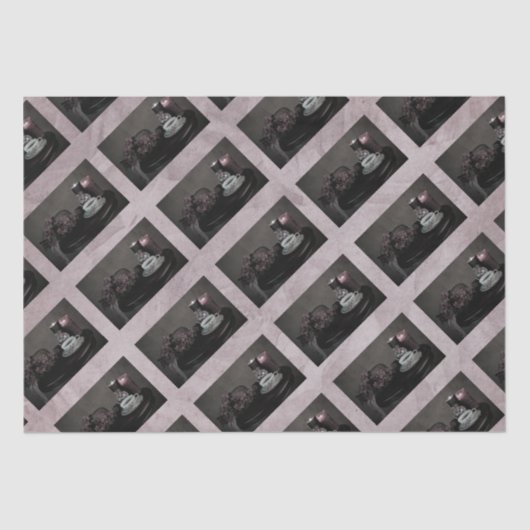 ティッシュペーパー10lbお茶をお持ちの女性用オプト3 薄葉紙 (正面)