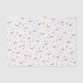 ティッシュペーパー3シート、名前イースター春パターン 薄葉紙 (正面)