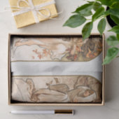 ティッシュペーパー:アルフォンズマリアミュシャ:季節 薄葉紙 (ギフト)