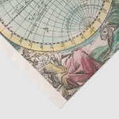 ティッシュペーパー:アンティーク世界地図 薄葉紙 (詳細)