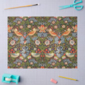 ティッシュペーパー-アールヌーボーいちごピッカー 薄葉紙 (クラフト)