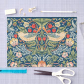 ティッシュペーパー:ウィリアム・モリス：イチゴ泥棒 薄葉紙 (クラフト)