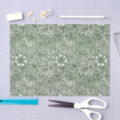 ティッシュペーパー:ウィリアム・モリス：緑のマリゴールズ 薄葉紙 (クラフト)