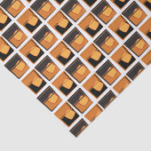 ティッシュペーパー – ウイスキー眼鏡金ゴールドとブラック 薄葉紙 (詳細)