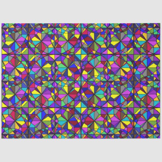 ティッシュペーパー – ステンドグラス – HAMbyWG 薄葉紙 (正面)