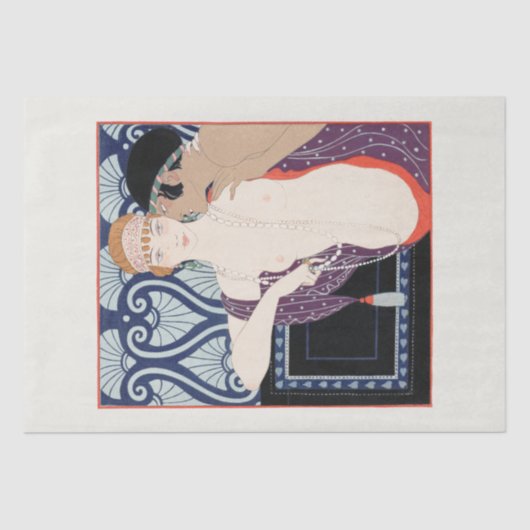 ティッシュペーパー:ビンテージポスター：GEORGE BARBIER 薄葉紙 (正面)