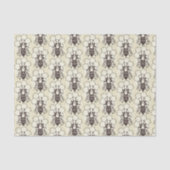 ティッシュペーパー – ビー淡い色のズon黄 薄葉紙 (正面)