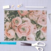 ティッシュペーパー：フラワーズ：ペオニー 薄葉紙 (クラフト)