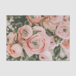 ティッシュペーパー：フラワープリント：パオン 薄葉紙