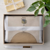 ティッシュペーパー:フランスの旗をテーマにしたバロン 薄葉紙 (ギフト)