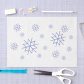 ティッシュペーパー – ブルースノーフレーク 薄葉紙 (クラフト)