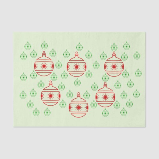 ティッシュペーパー – ラウンドツリーオーナメント 薄葉紙 (正面)