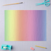 ティッシュペーパー – レインボーストライプズ(vert.) 薄葉紙 (クラフト)