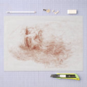 ティッシュペーパー:レオナルド・ダ・ヴィンチ：自画像 薄葉紙 (クラフト)