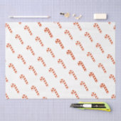 ティッシュペーパー – レッストライプのドキャンディ 薄葉紙 (クラフト)