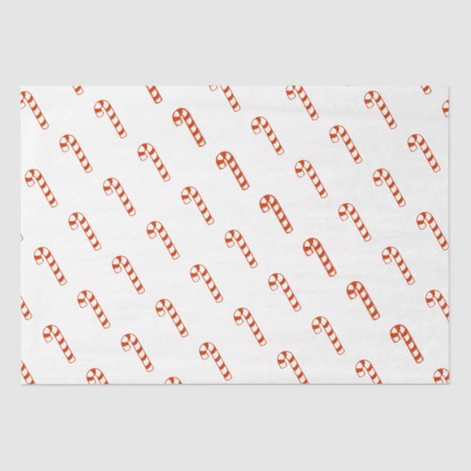 ティッシュペーパー – レッストライプのドキャンディ 薄葉紙 (正面)