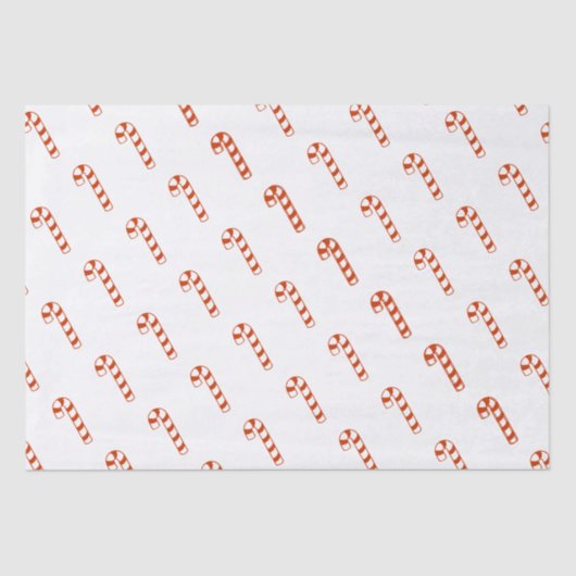 ティッシュペーパー – レッストライプのドキャンディ 薄葉紙 (正面)