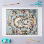 ティッシュペーパー:ヴァージンと天使との乳児 薄葉紙 (クラフト)