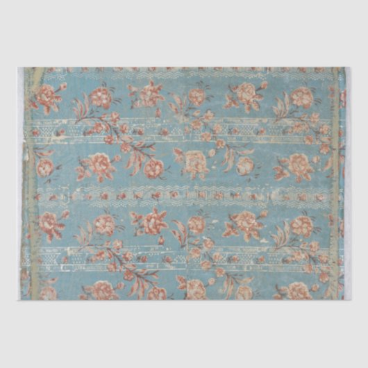 ティッシュペーパー:ヴィンテージ植物壁擦り切れた紙 薄葉紙 (正面)