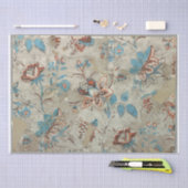 ティッシュペーパー:ヴィンテージ植物壁擦り切れた紙 薄葉紙 (クラフト)