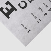 ティッシュペーパー/切り離しティッシュペーパーのグレーのアイチャート 薄葉紙 (詳細)