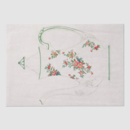 ティッシュペーパー:日本の:1910年のティーポットデザイン 薄葉紙