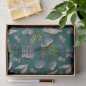 ティッシュペーパー-深いティール（緑がかった色） 薄葉紙 (ギフト)