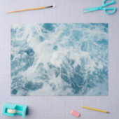 ティッシュペーパー:自然:海  薄葉紙 (クラフト)